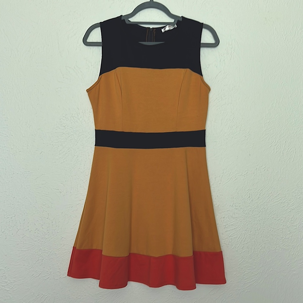 Color Block Mini Dress